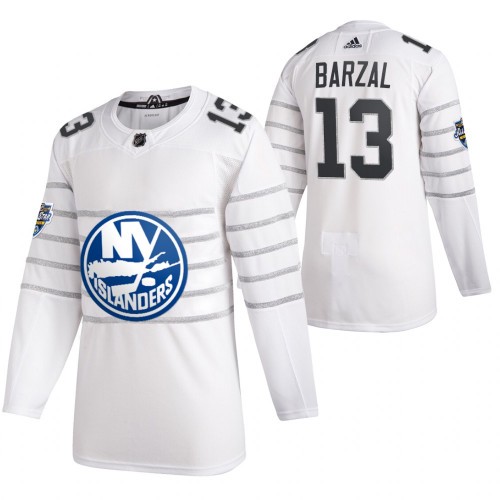 New York Islanders Trikot Mathew Barzal Weiß 2020 NHL All Star